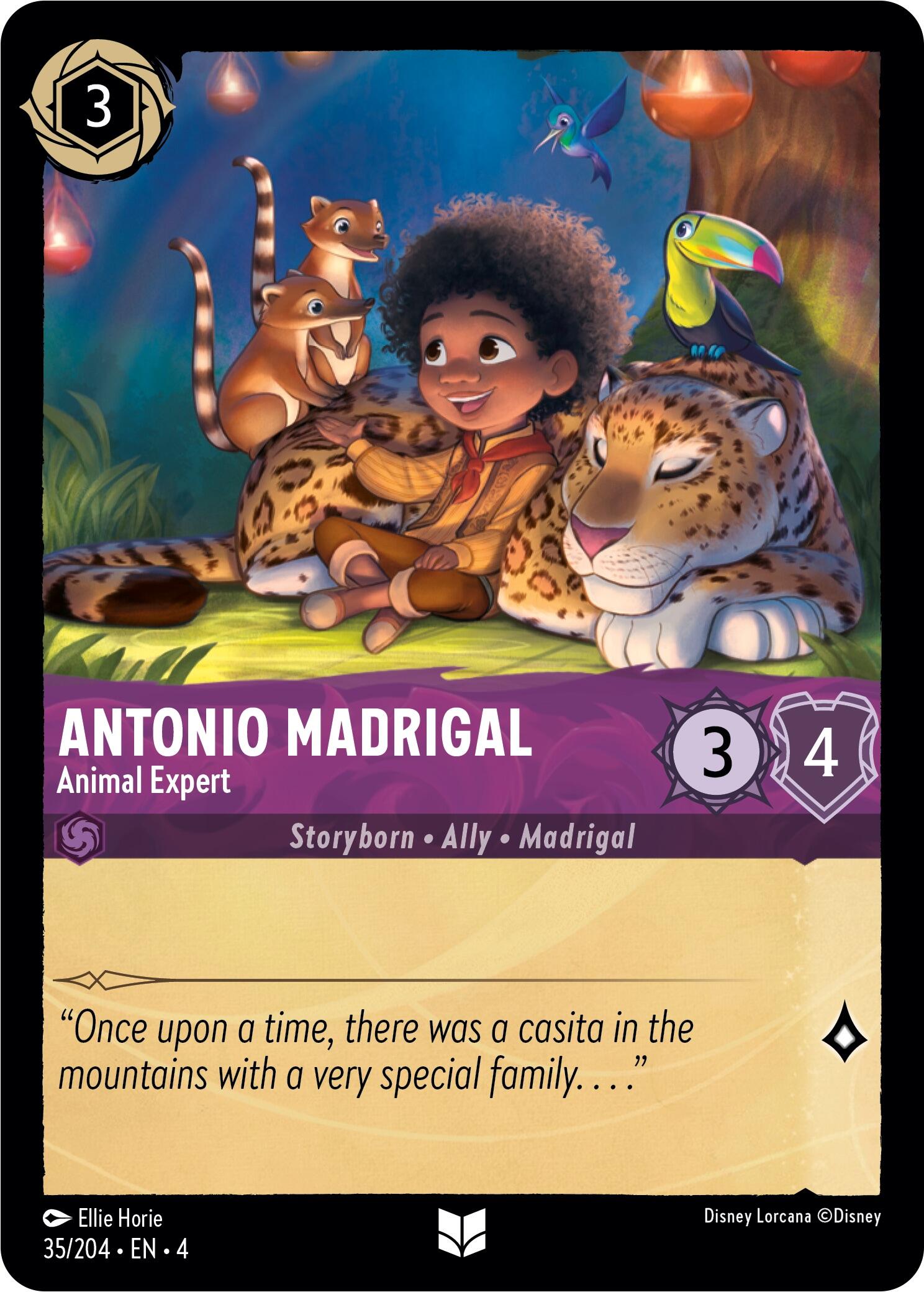 Antonio Madrigal - Animal Expert (35/204) [Ursula's Return] | Clutch Gaming