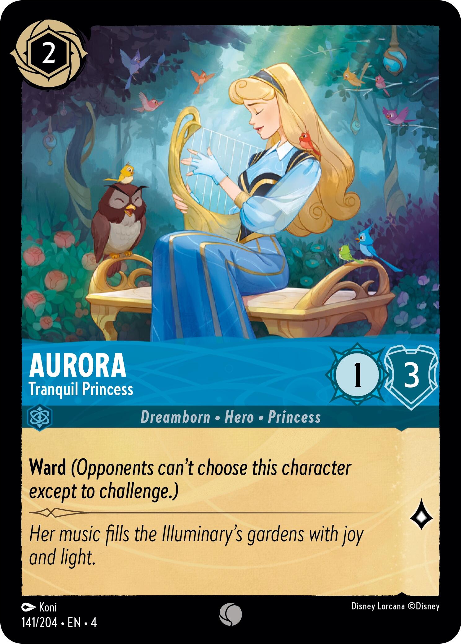 Aurora - Tranquil Princess (141/204) [Ursula's Return] | Clutch Gaming