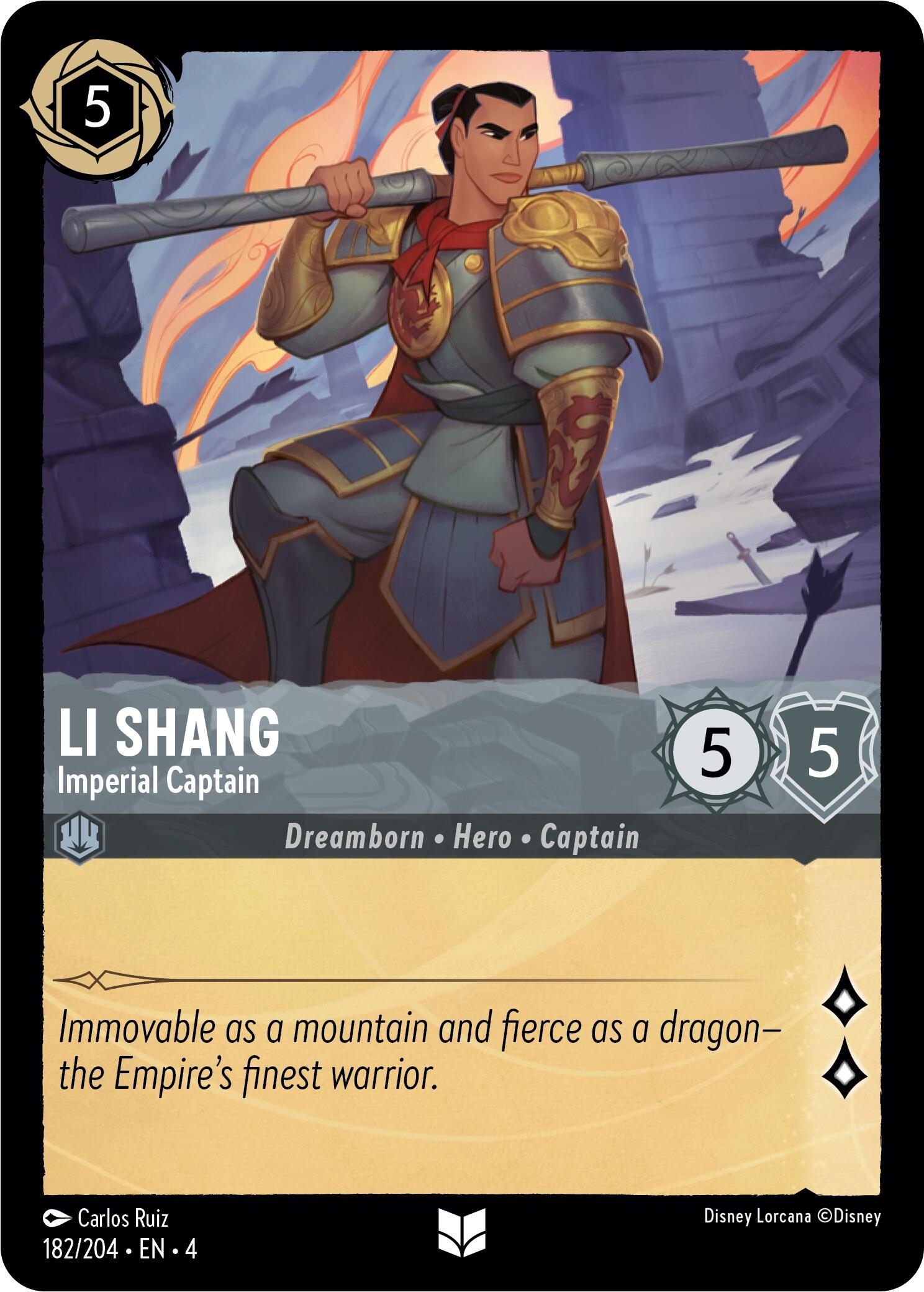 Li Shang - Imperial Captain (182/204) [Ursula's Return] | Clutch Gaming