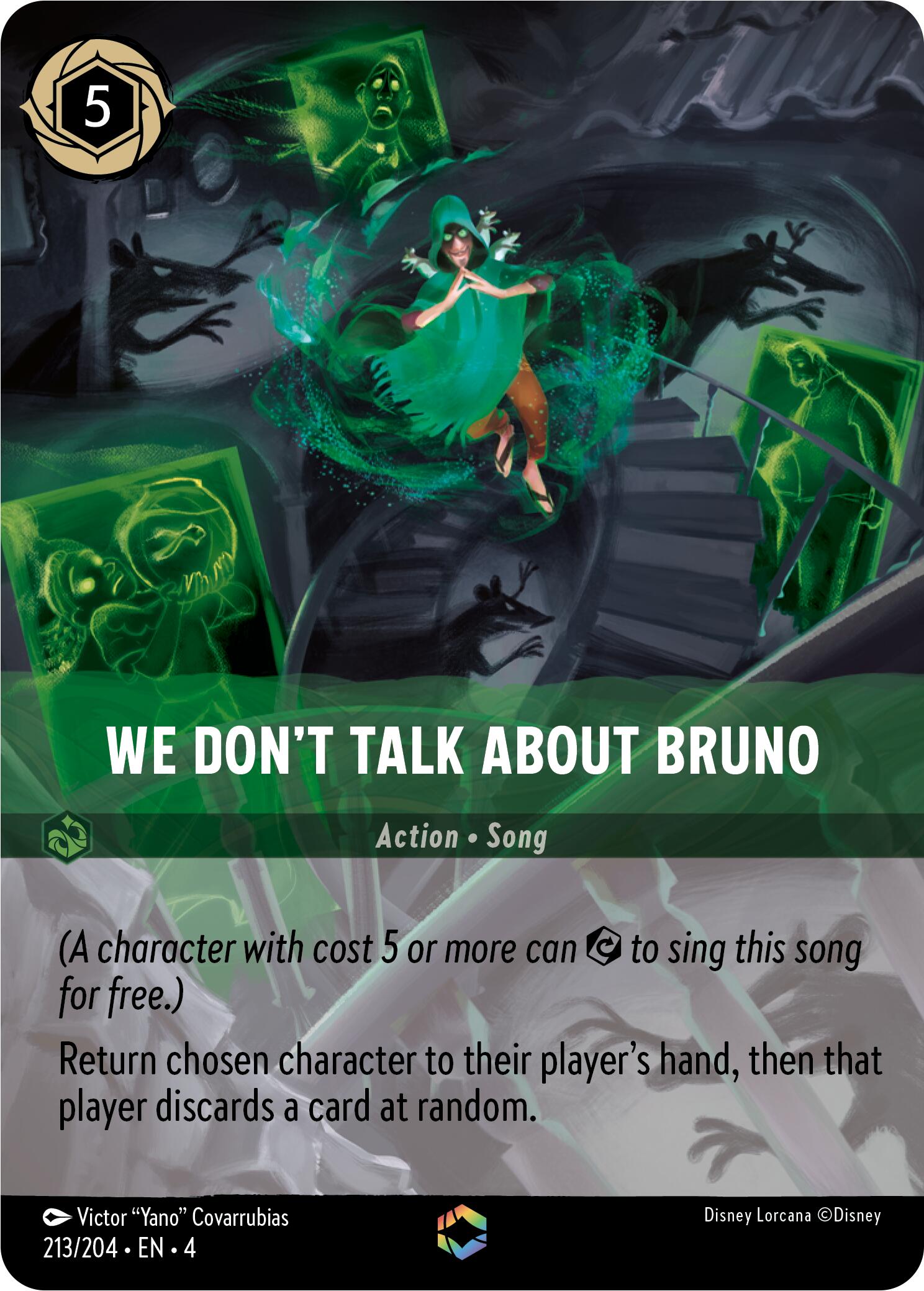 We Don't Talk About Bruno (Enchanted) (213/204) [Ursula's Return] | Clutch Gaming