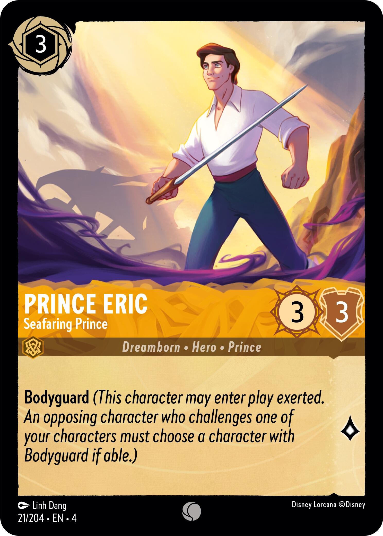 Prince Eric - Seafaring Prince (21/204) [Ursula's Return] | Clutch Gaming