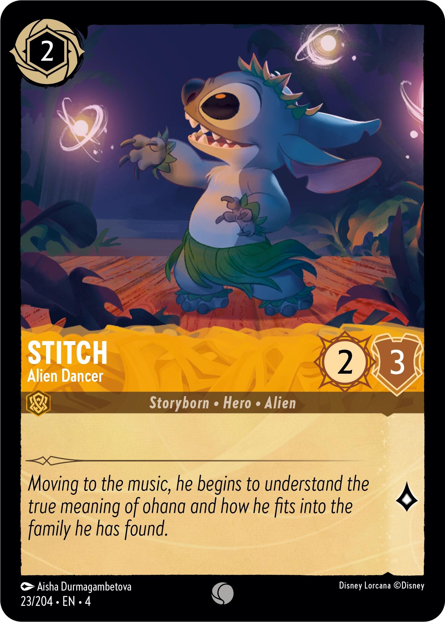 Stitch - Alien Dancer (23/204) [Ursula's Return] | Clutch Gaming