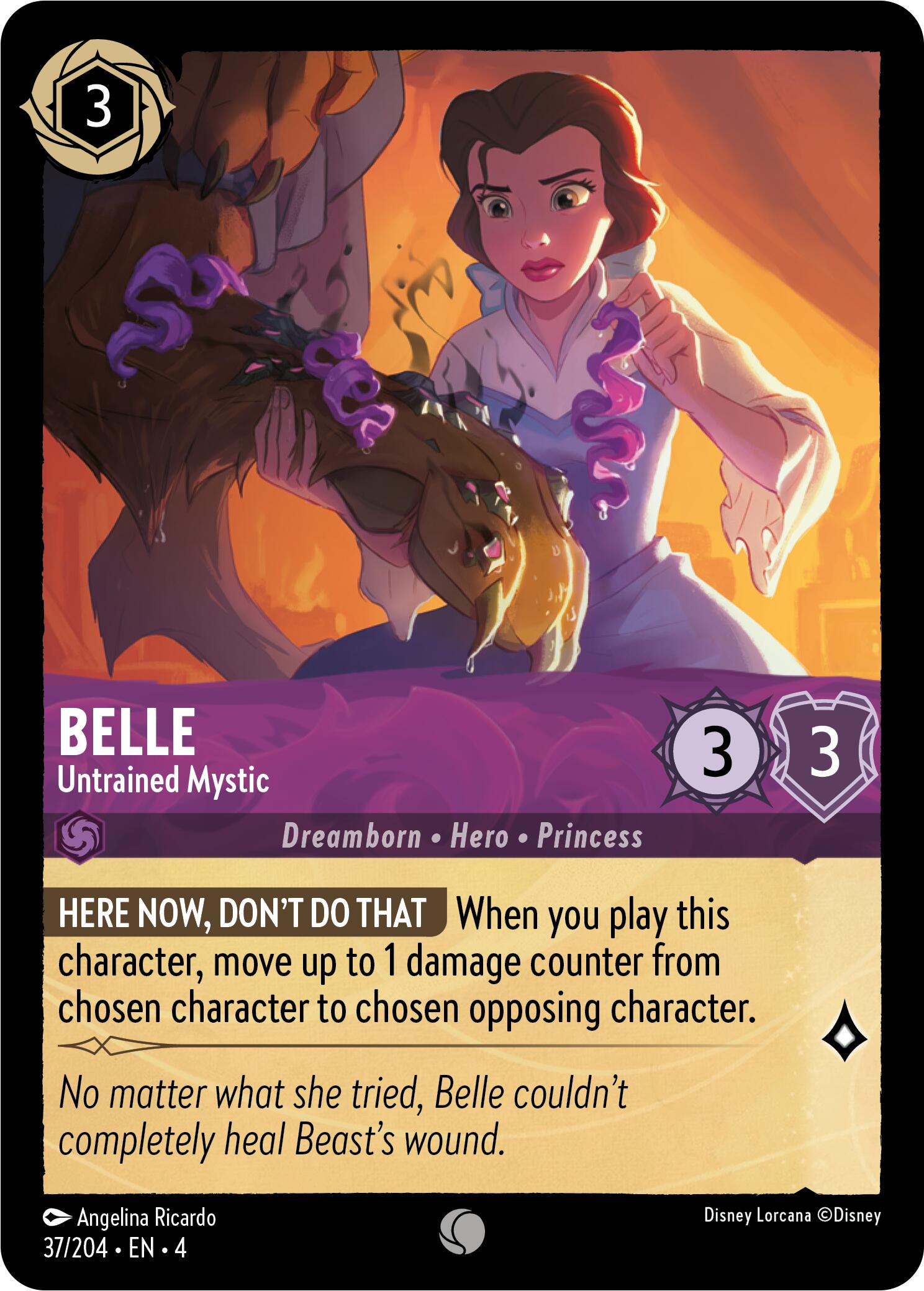 Belle - Untrained Mystic (37/204) [Ursula's Return] | Clutch Gaming