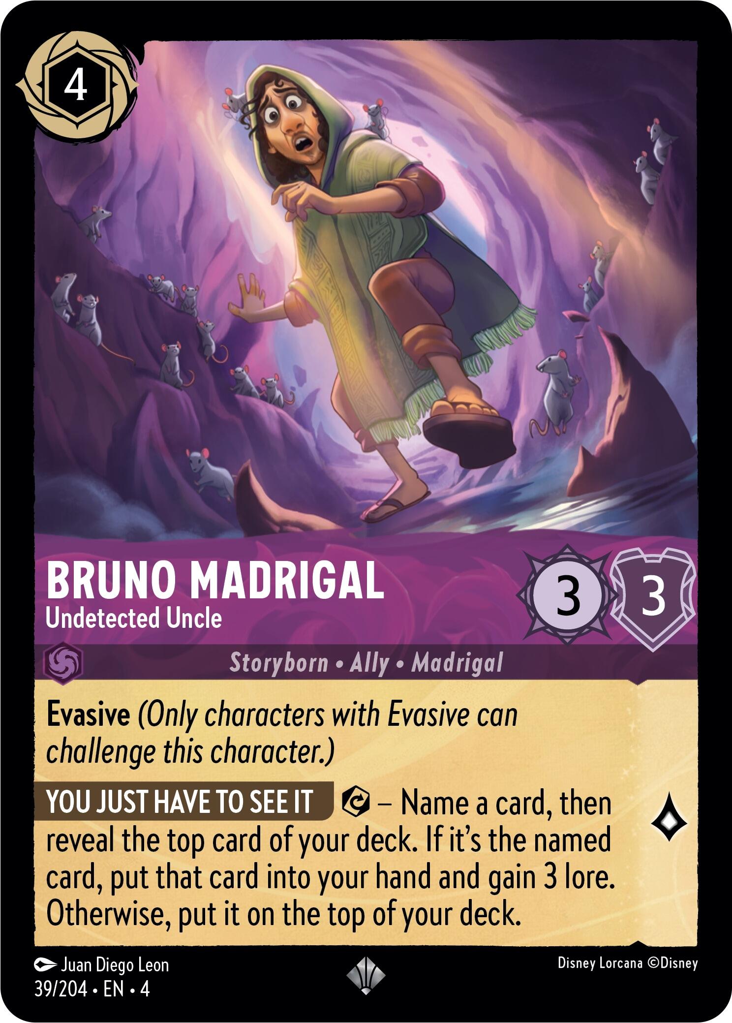 Bruno Madrigal - Undetected Uncle (39/204) [Ursula's Return] | Clutch Gaming