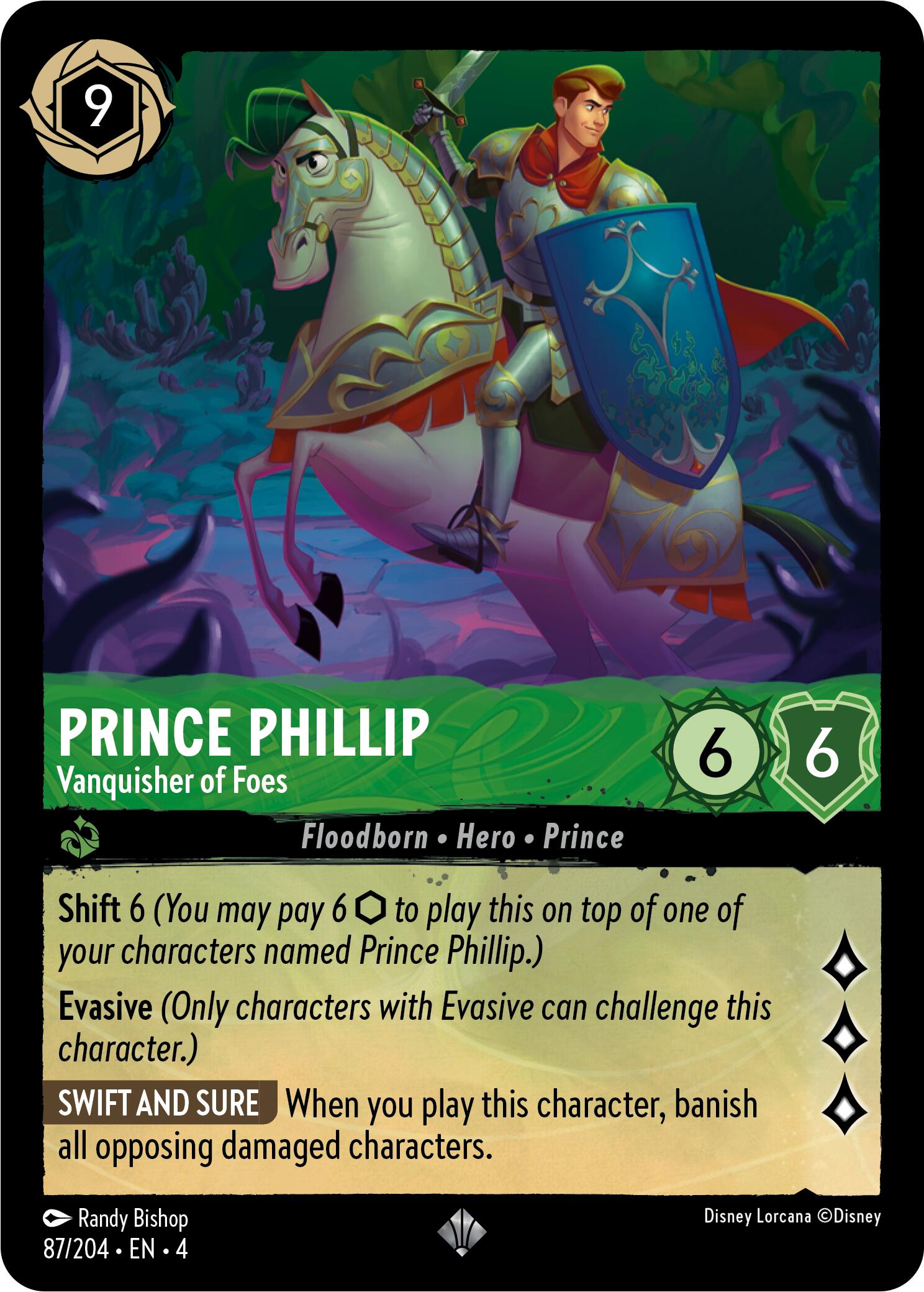 Prince Phillip - Vanquisher of Foes (87/204) [Ursula's Return] | Clutch Gaming