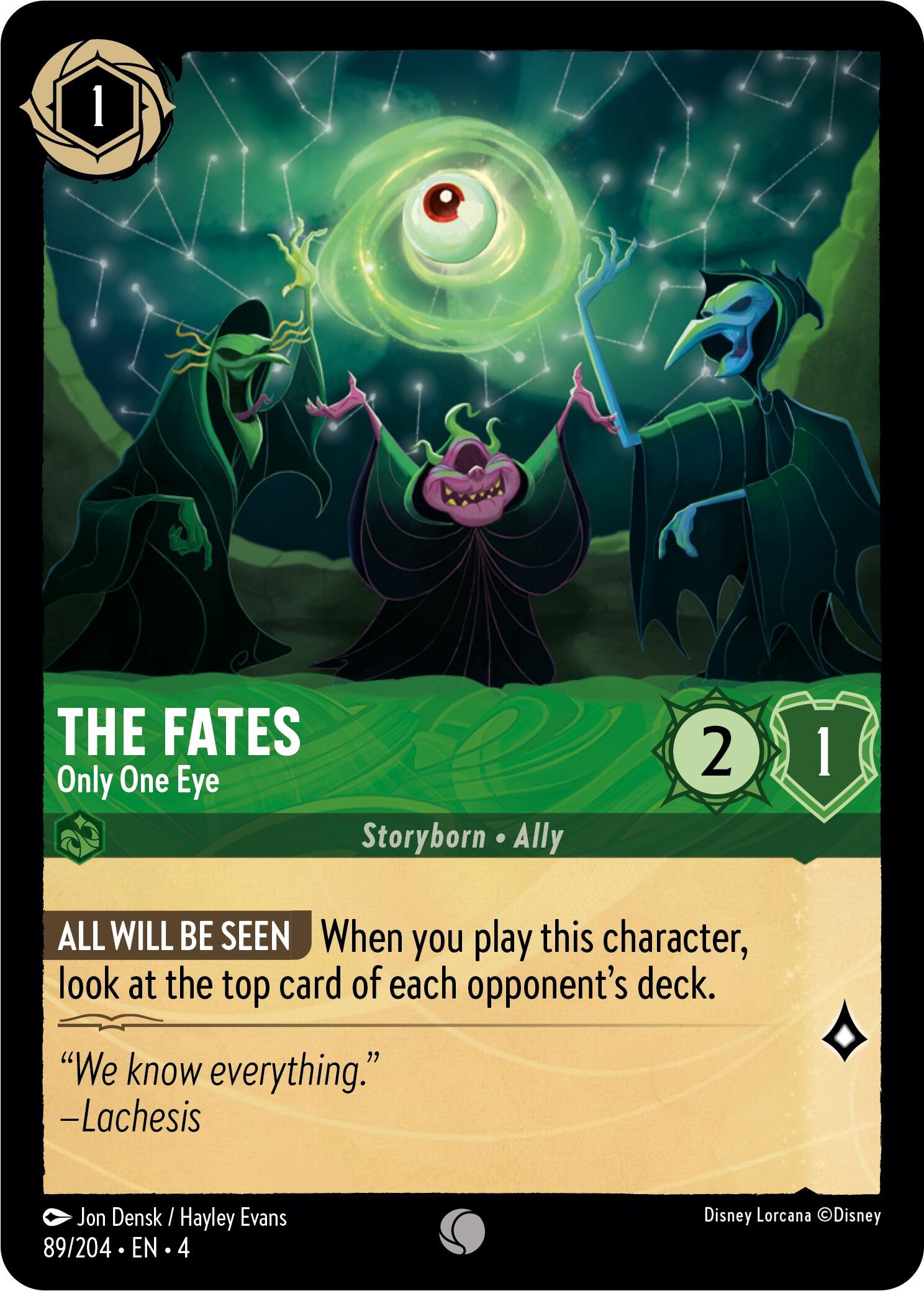 The Fates - Only One Eye (89/204) [Ursula's Return] | Clutch Gaming