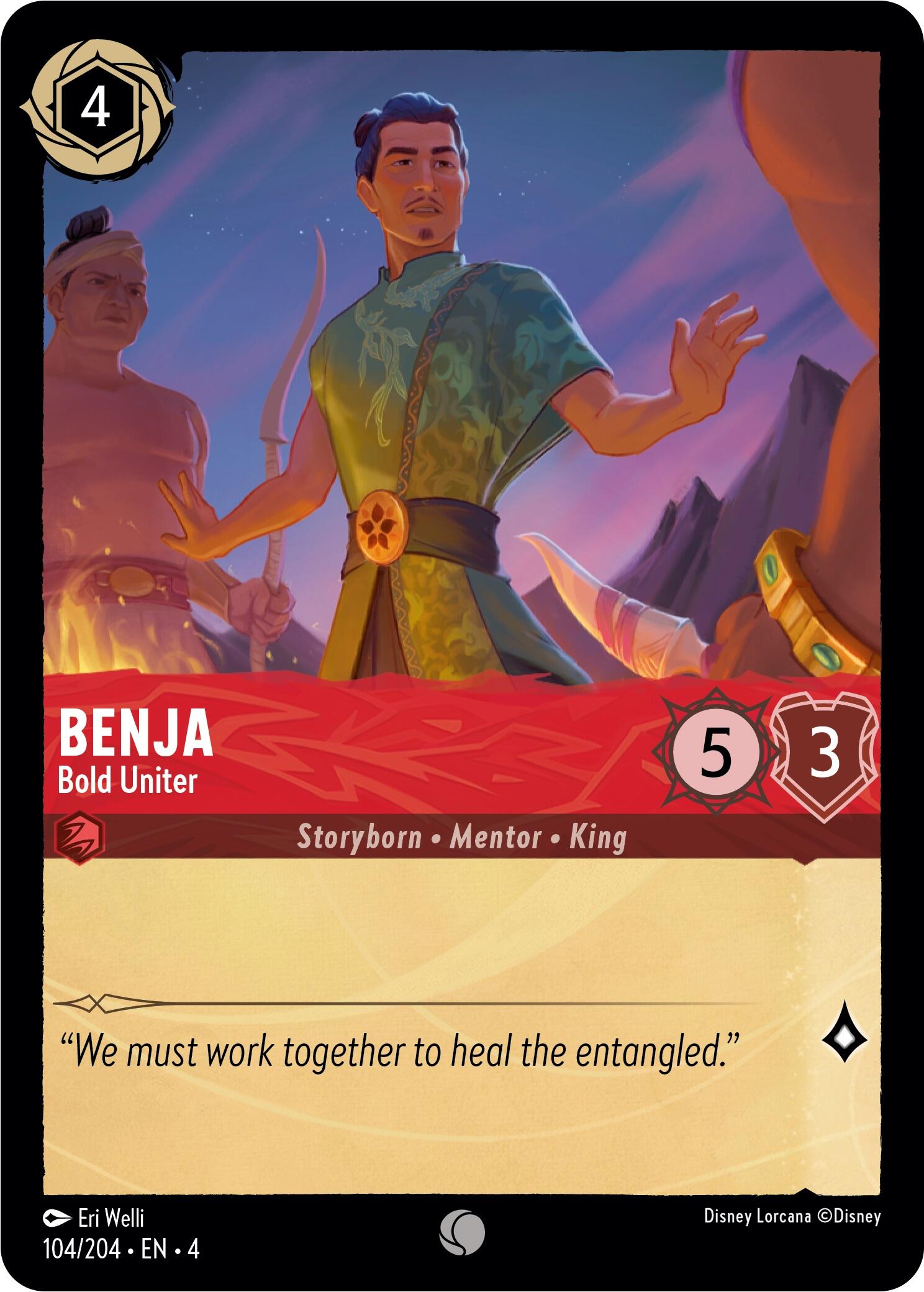 Benja - Bold Uniter (104/204) [Ursula's Return] | Clutch Gaming