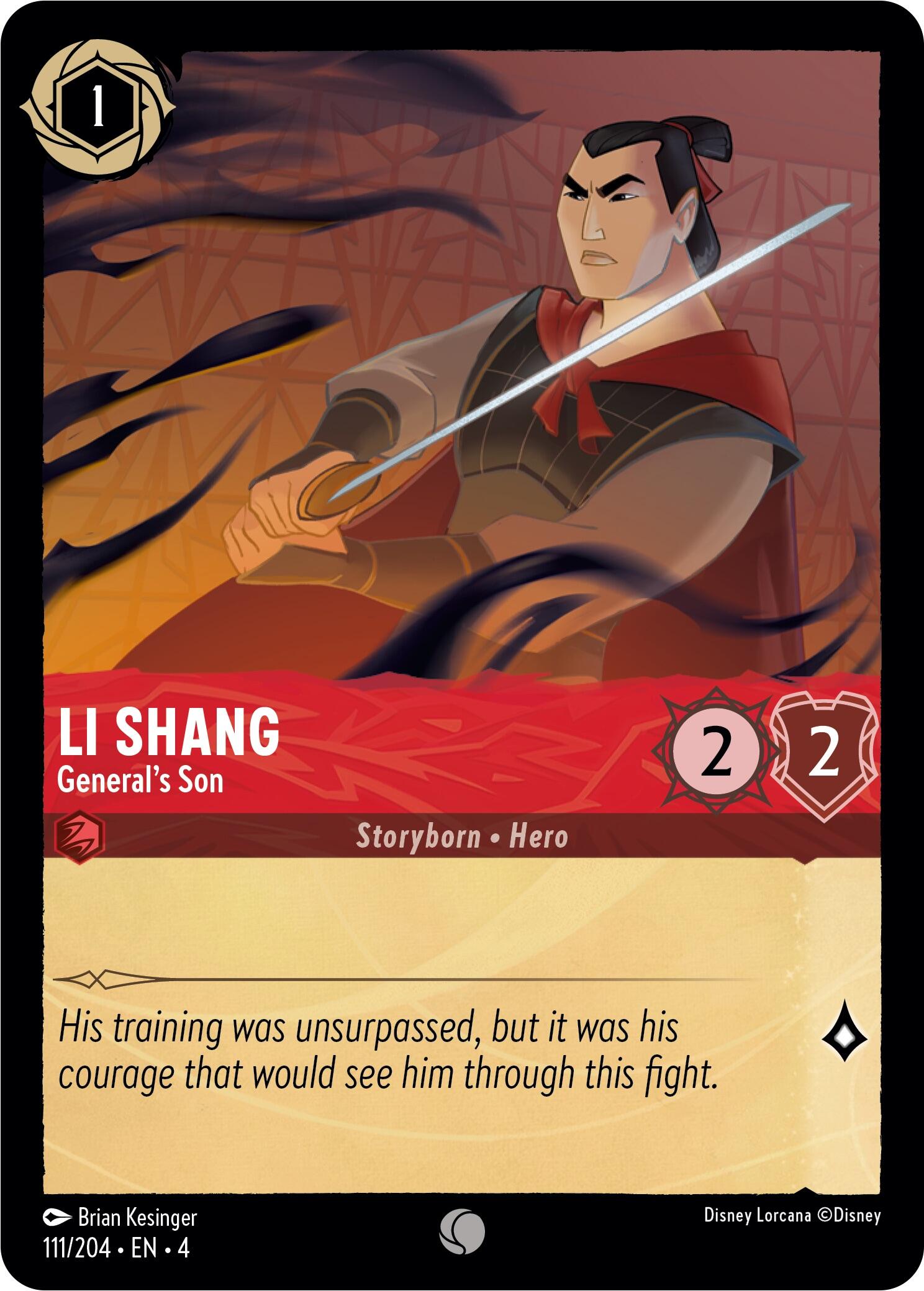 Li Shang - General's Son (111/204) [Ursula's Return] | Clutch Gaming
