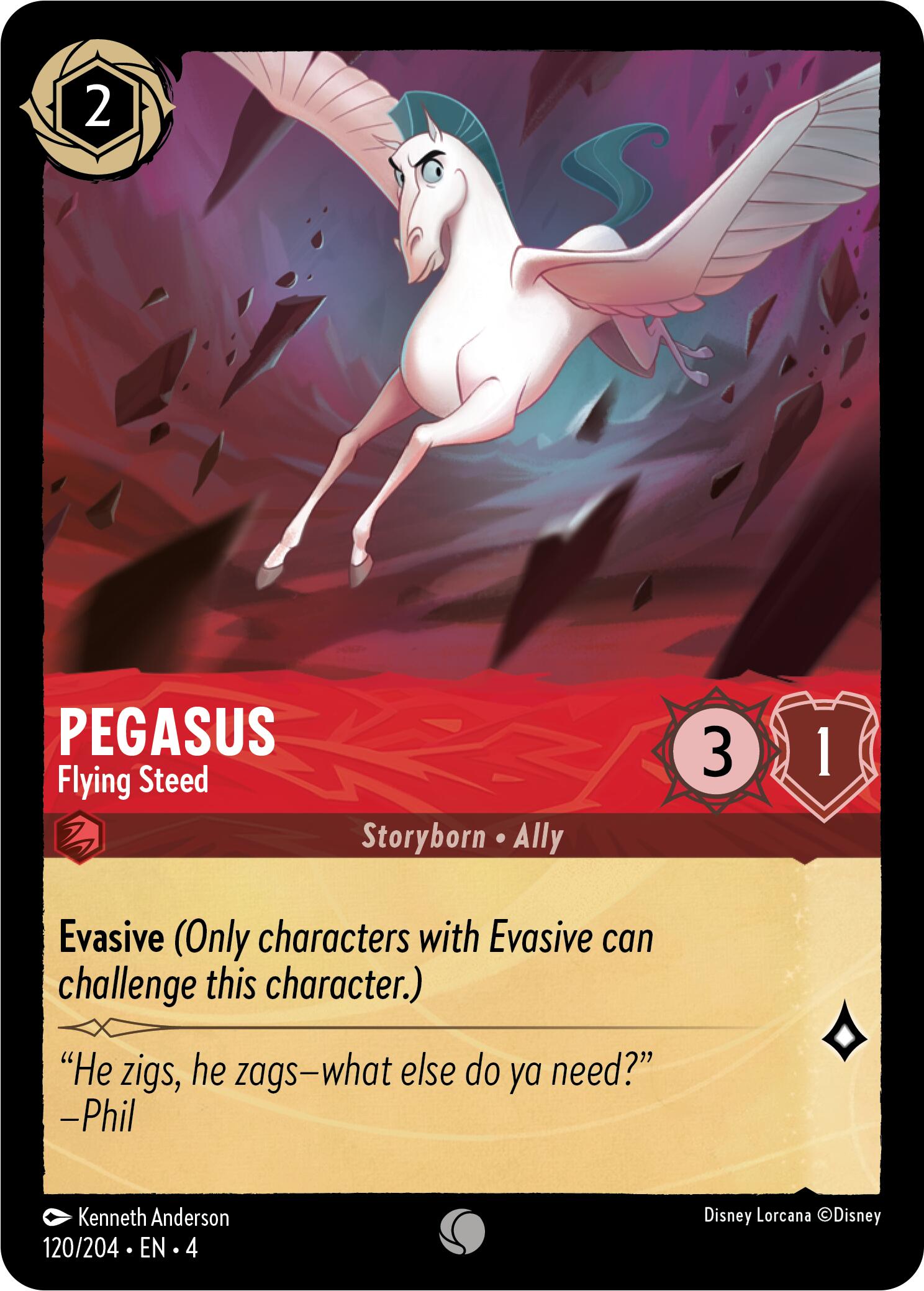 Pegasus - Flying Steed (120/204) [Ursula's Return] | Clutch Gaming
