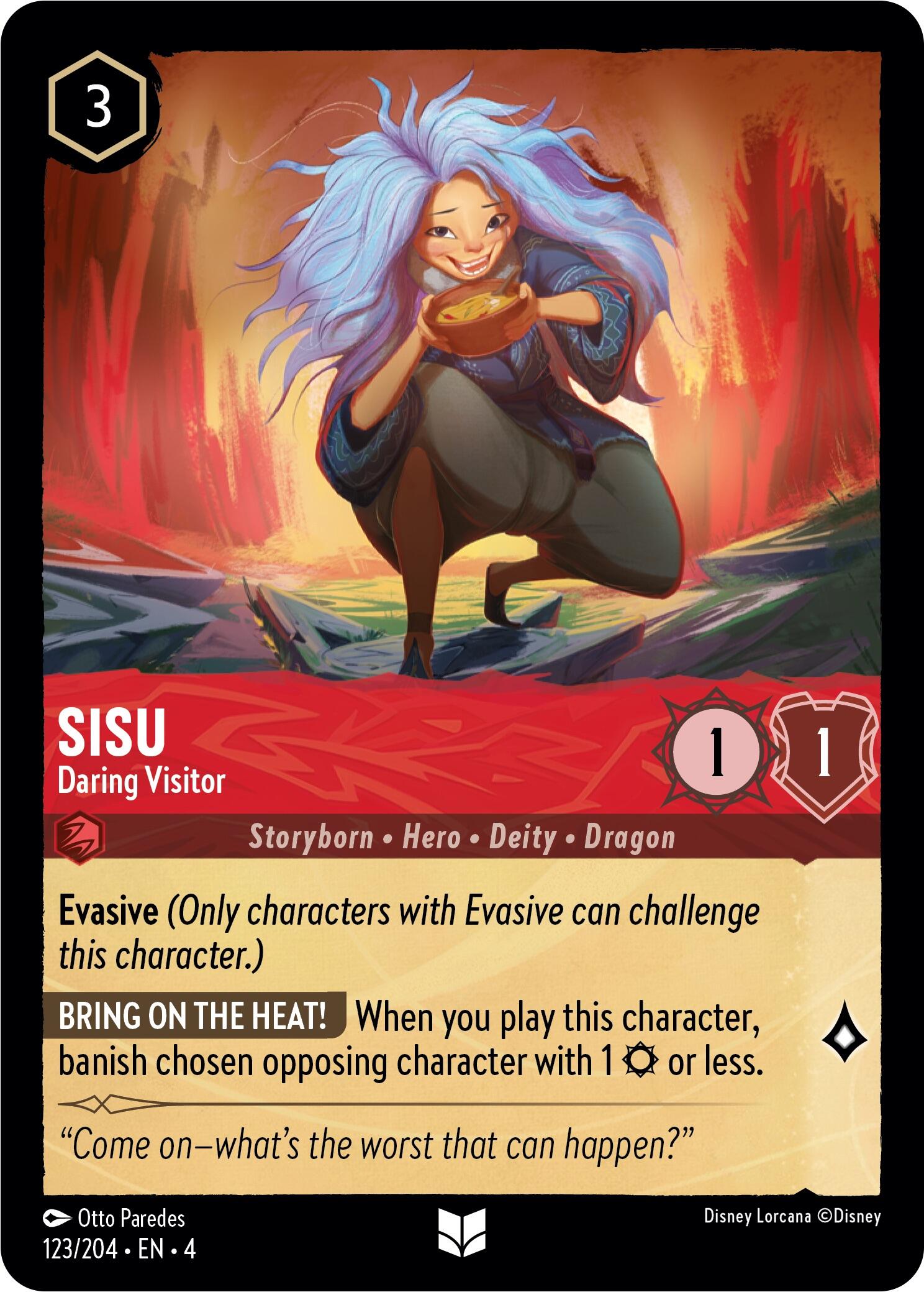 Sisu - Daring Visitor (123/204) [Ursula's Return] | Clutch Gaming