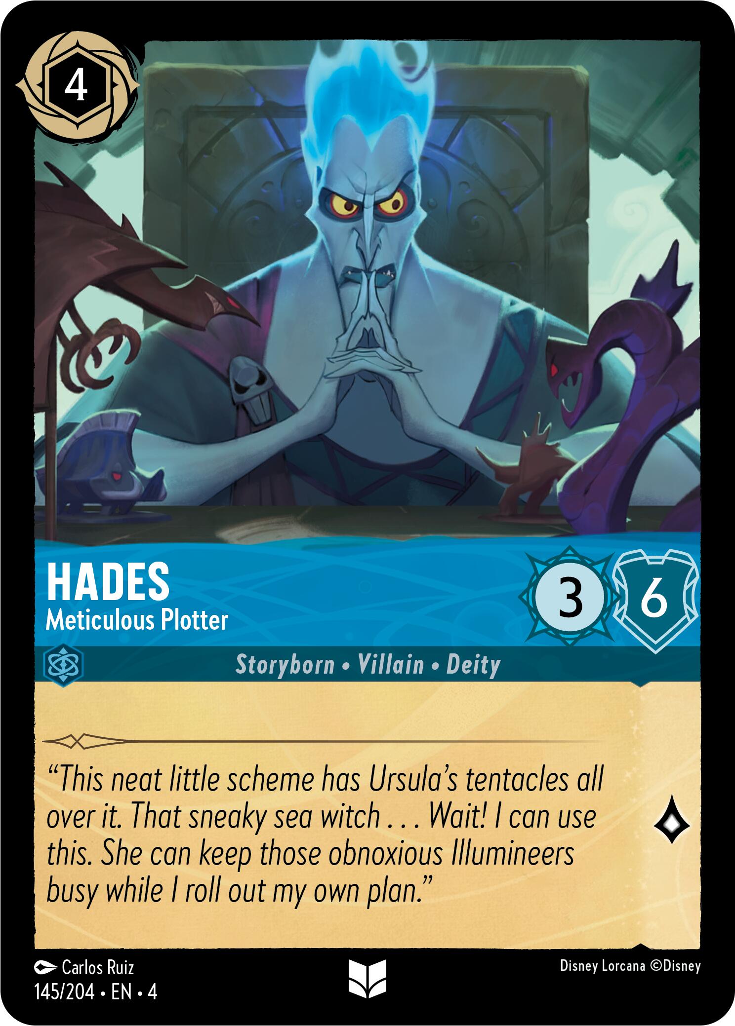 Hades - Meticulous Plotter (145/204) [Ursula's Return] | Clutch Gaming