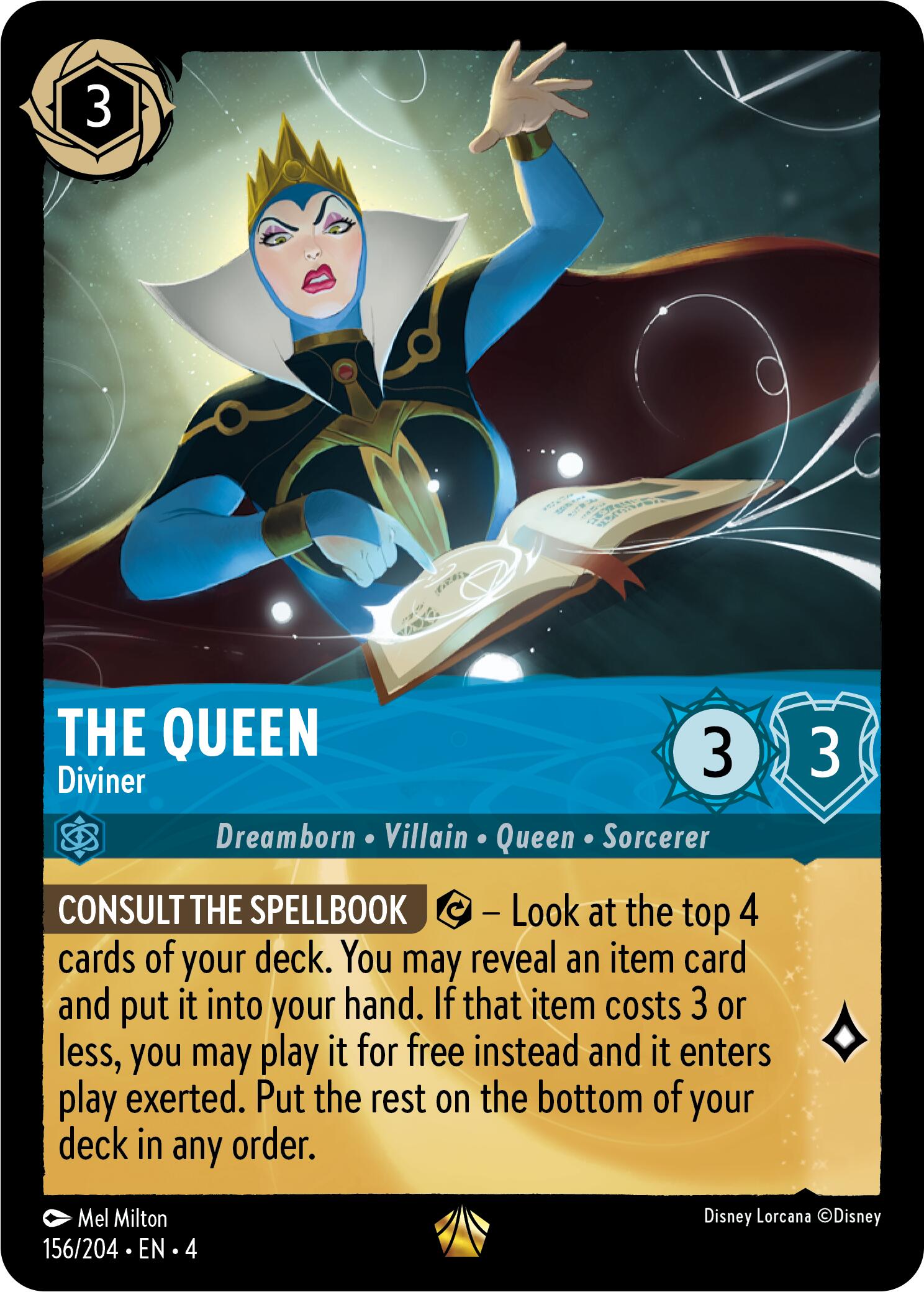 The Queen - Diviner (156/204) [Ursula's Return] | Clutch Gaming