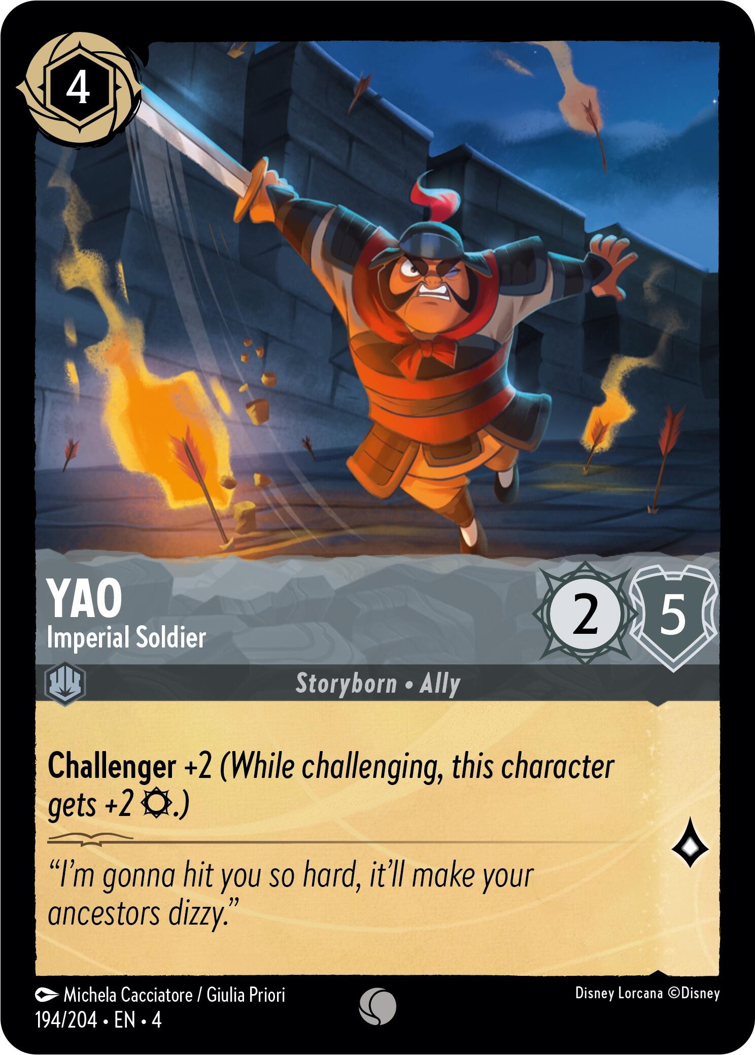 Yao - Imperial Soldier (194/204) [Ursula's Return] | Clutch Gaming