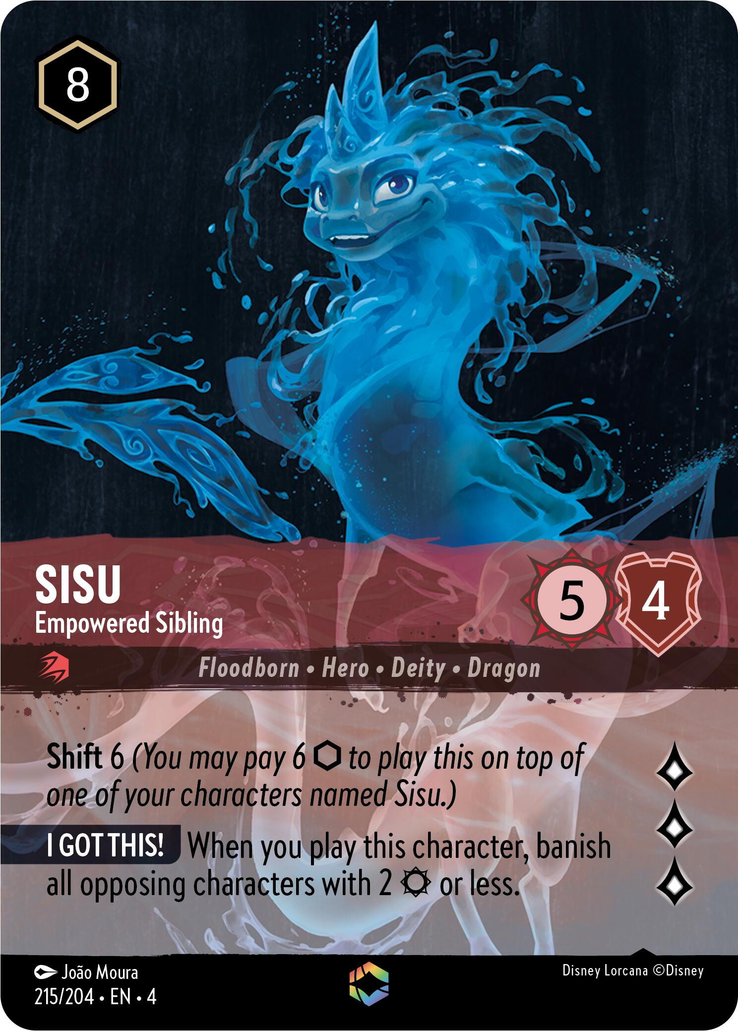 Sisu - Empowered Sibling (Enchanted) (215/204) [Ursula's Return] | Clutch Gaming