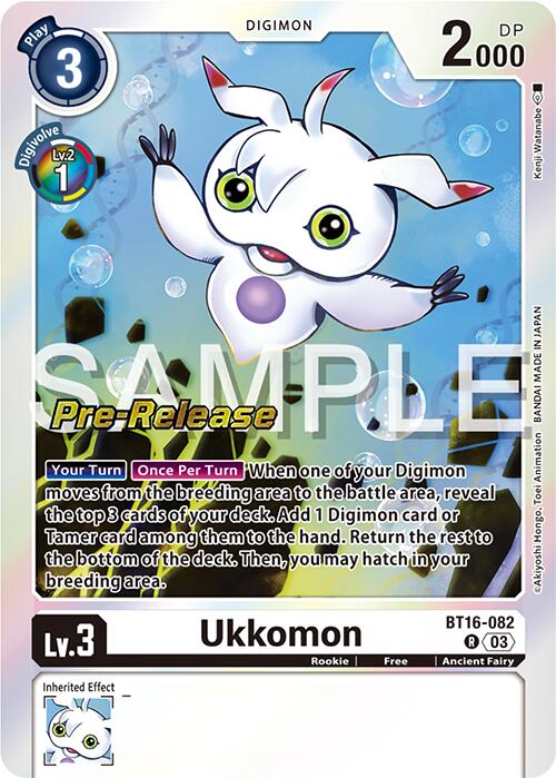 Ukkomon [BT16-082] [Beginning Observer Pre-Release Promos] | Clutch Gaming