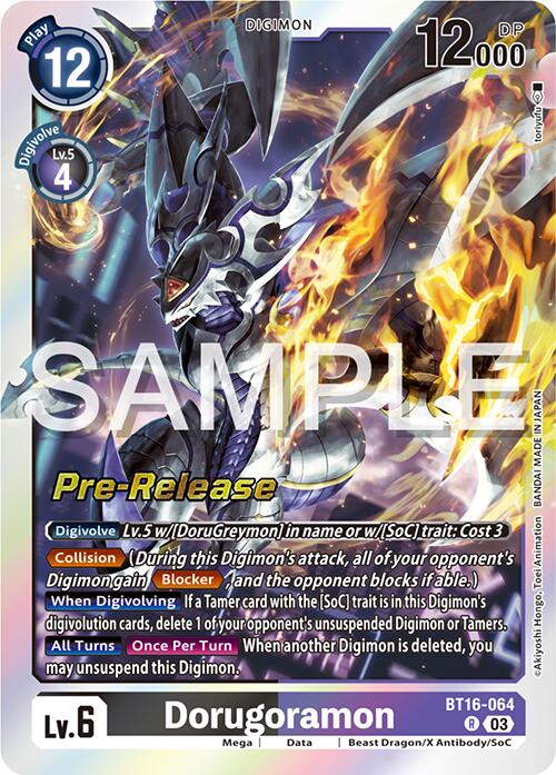 Dorugoramon [BT16-064] [Beginning Observer Pre-Release Promos] | Clutch Gaming