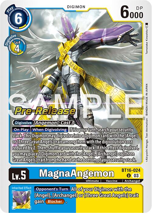 MagnaAngemon [BT16-024] [Beginning Observer Pre-Release Promos] | Clutch Gaming