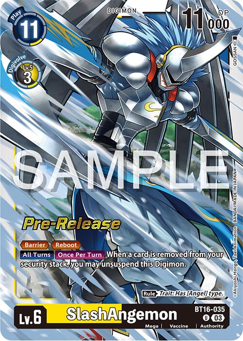 SlashAngemon [BT16-035] [Beginning Observer Pre-Release Promos] | Clutch Gaming