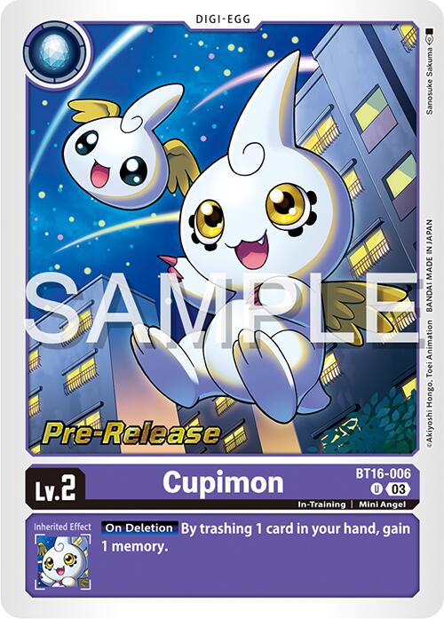 Cupimon [BT16-006] [Beginning Observer Pre-Release Promos] | Clutch Gaming