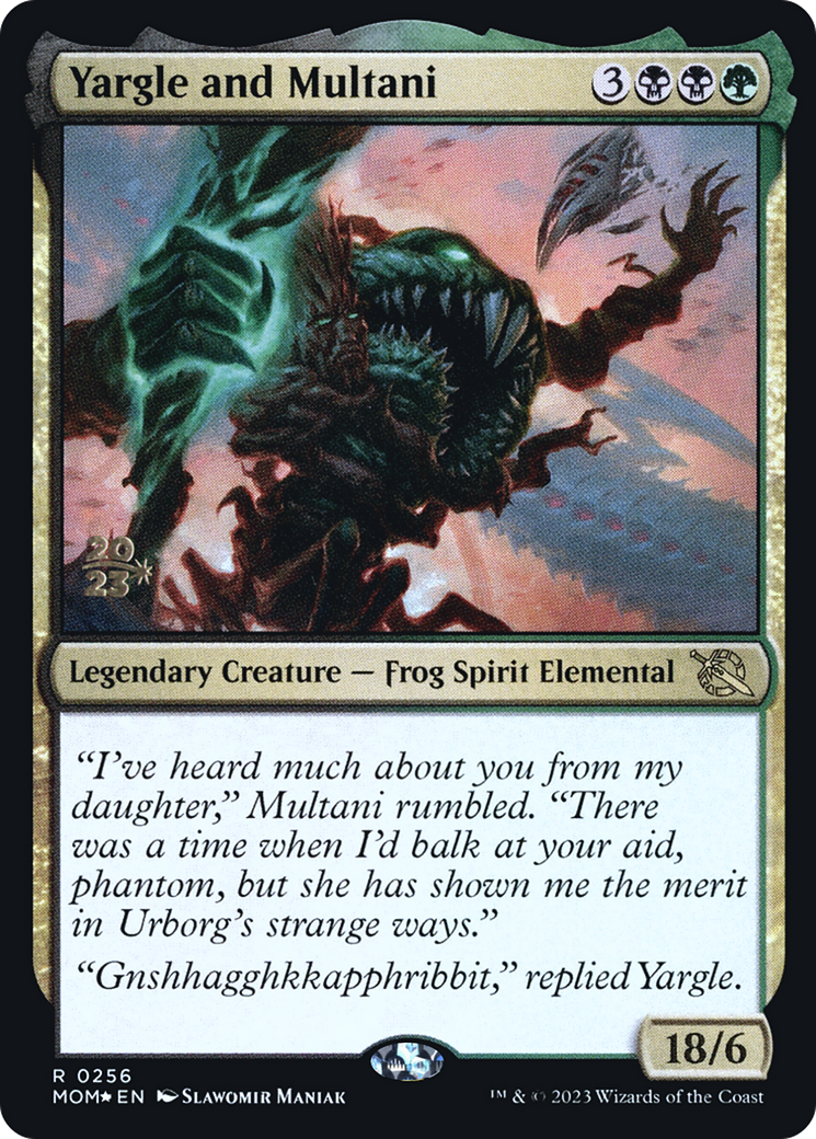 Yargle and Multani [March of the Machine Prerelease Promos] | Clutch Gaming