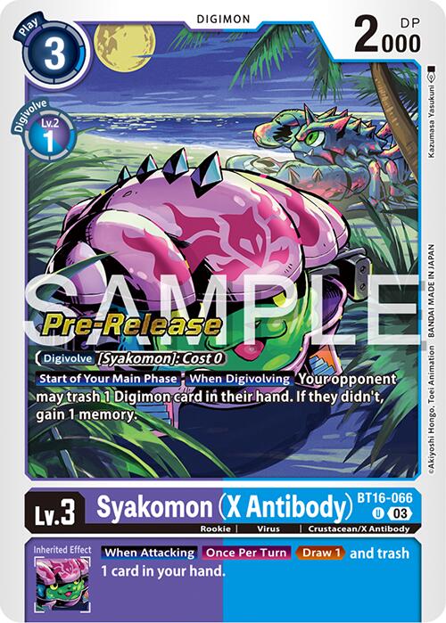 Syakomon (X Antibody) [BT16-066] [Beginning Observer Pre-Release Promos] | Clutch Gaming