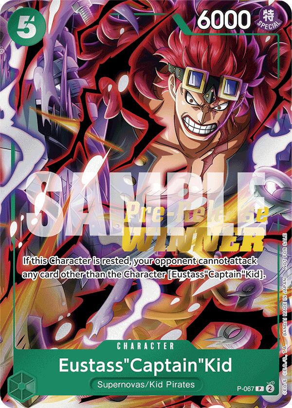 Eustass"Captain"Kid (OP-07 Pre-Release Tournament) [Winner] [One Piece Promotion Cards] | Clutch Gaming