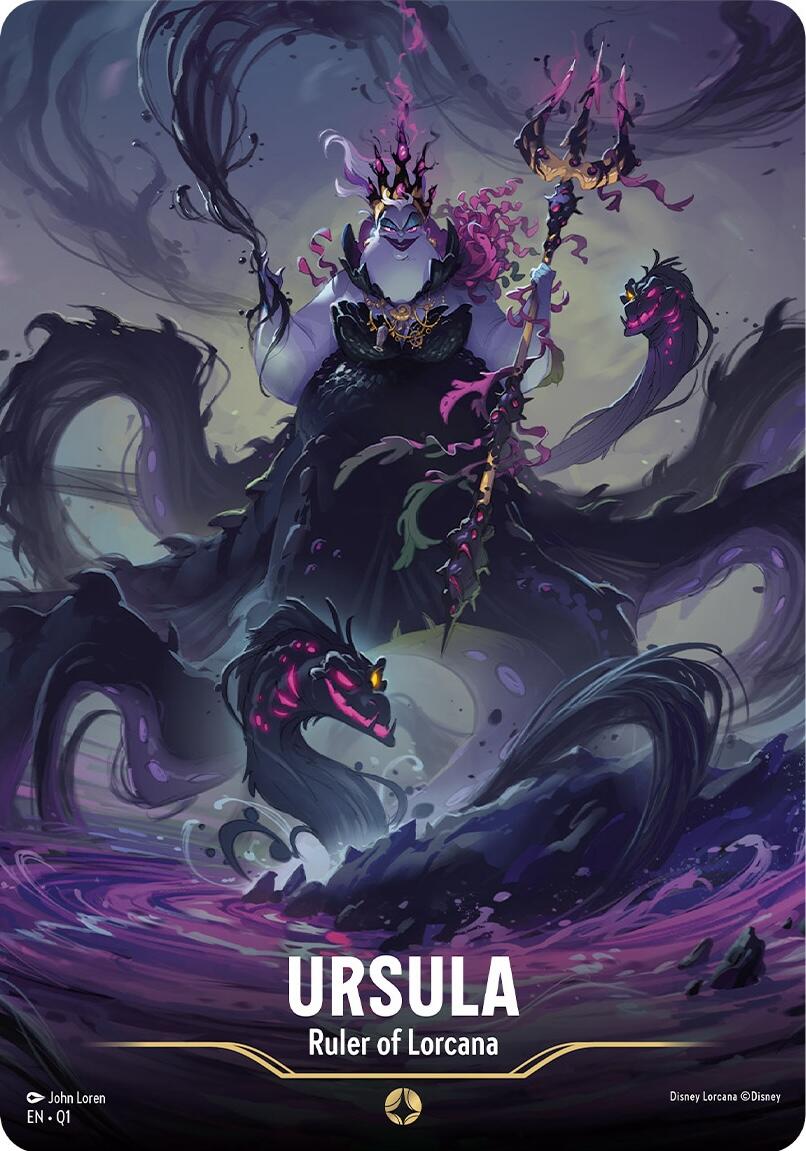 Ursula - Ruler of Lorcana (Oversized) [Illumineer's Quest: Deep Trouble] | Clutch Gaming