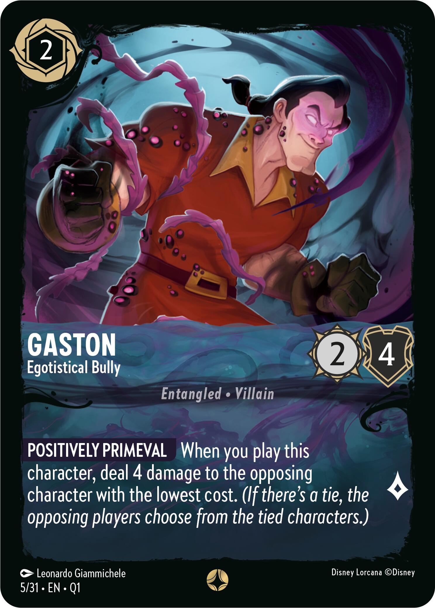 Gaston - Egotistical Bully (5/31) [Illumineer's Quest: Deep Trouble] | Clutch Gaming