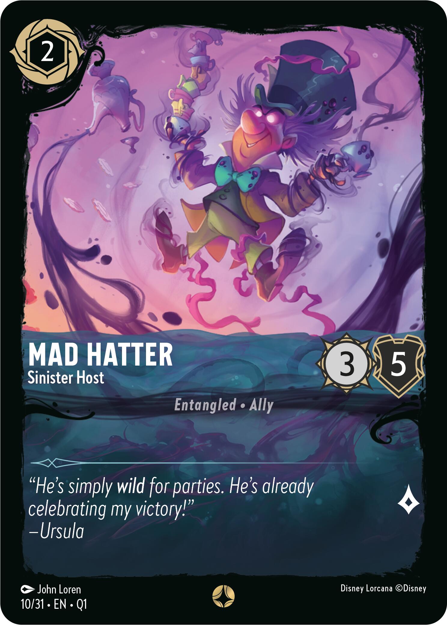 Mad Hatter - Sinister Host (10/31) [Illumineer's Quest: Deep Trouble] | Clutch Gaming