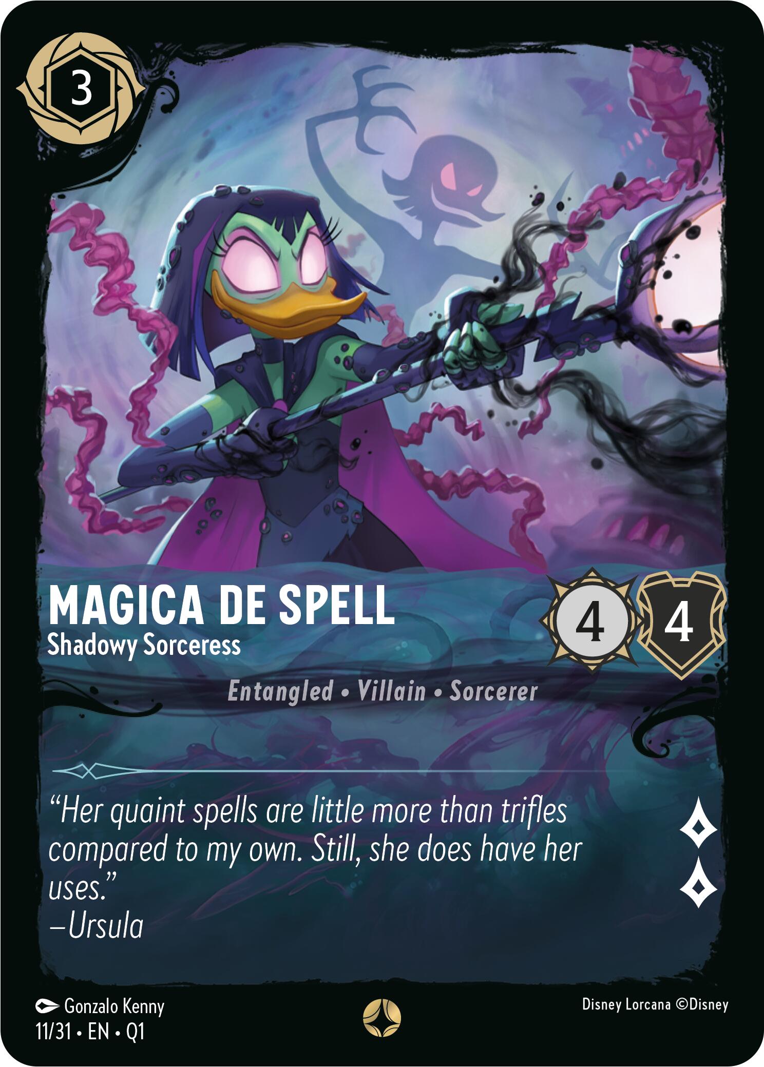 Magica De Spell - Shadowy Sorceress (11/31) [Illumineer's Quest: Deep Trouble] | Clutch Gaming