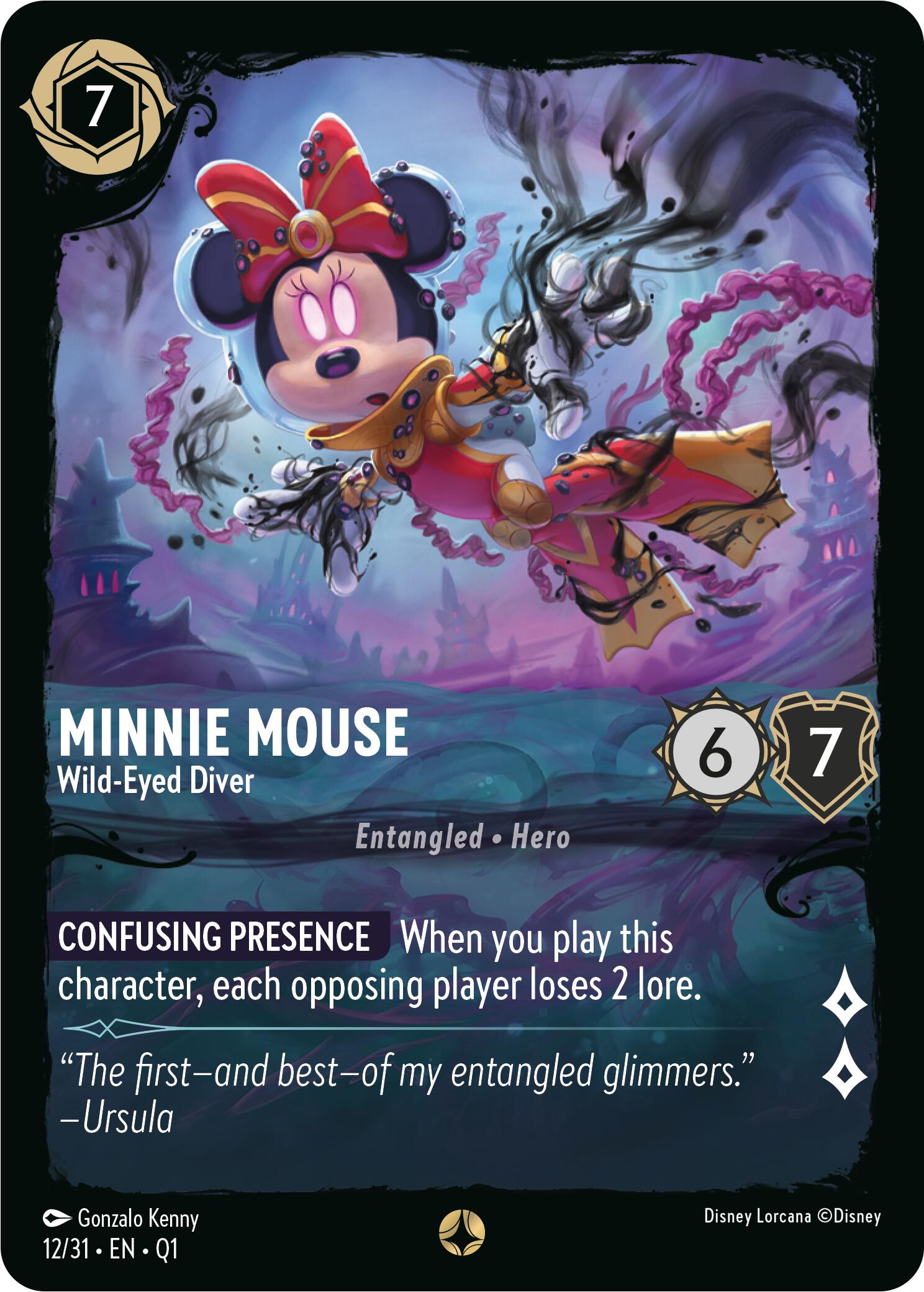 Minnie Mouse - Wild-Eyed Diver (12/31) [Illumineer's Quest: Deep Trouble] | Clutch Gaming