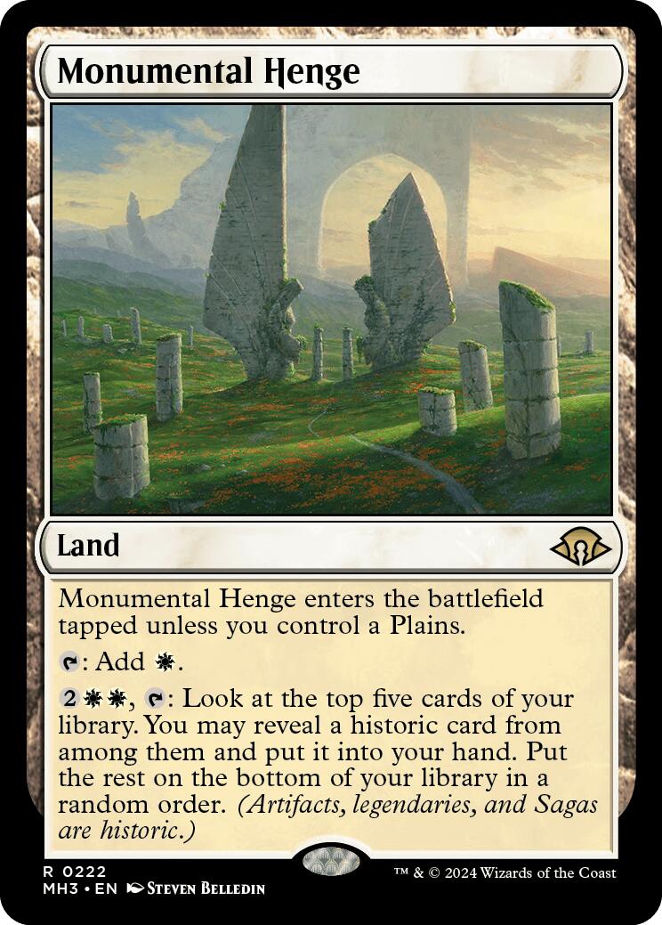 Monumental Henge [Modern Horizons 3] | Clutch Gaming