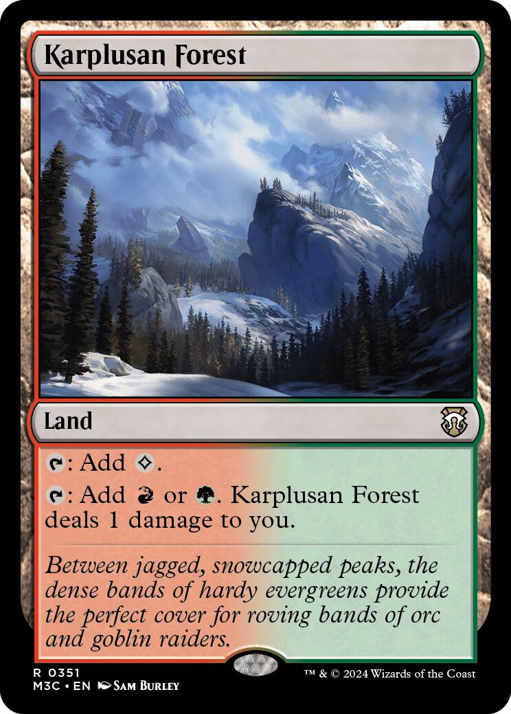 Karplusan Forest [Modern Horizons 3 Commander] | Clutch Gaming