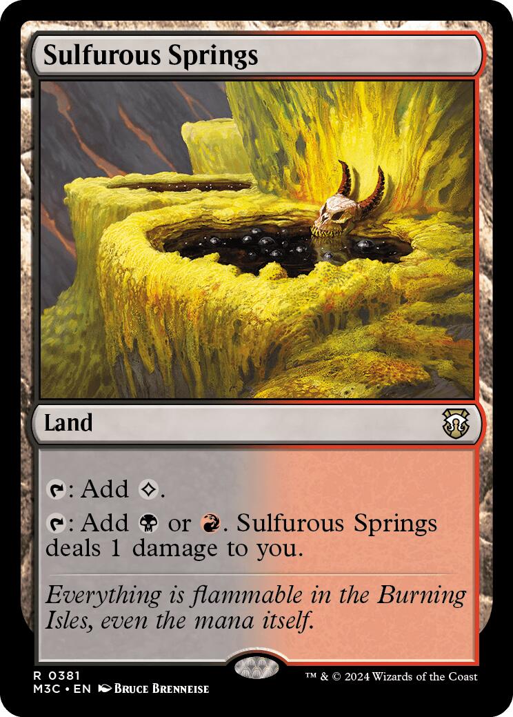 Sulfurous Springs [Modern Horizons 3 Commander] | Clutch Gaming