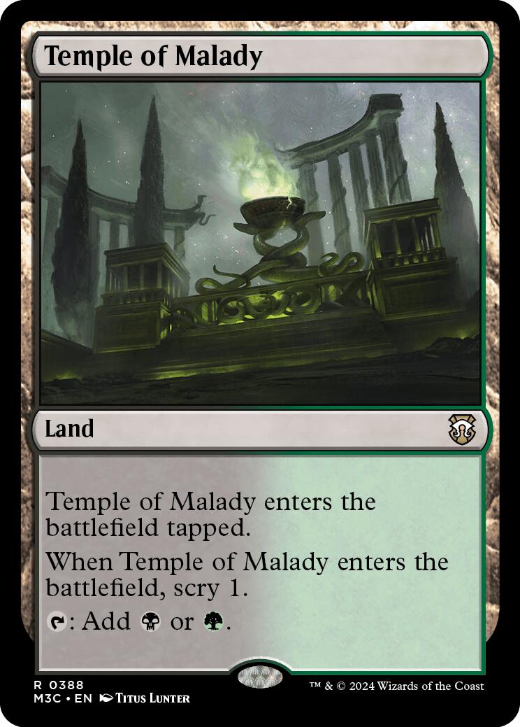 Temple of Malady [Modern Horizons 3 Commander] | Clutch Gaming