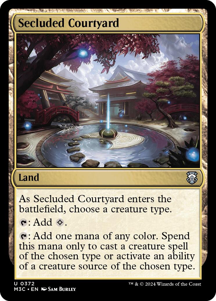 Secluded Courtyard [Modern Horizons 3 Commander] | Clutch Gaming