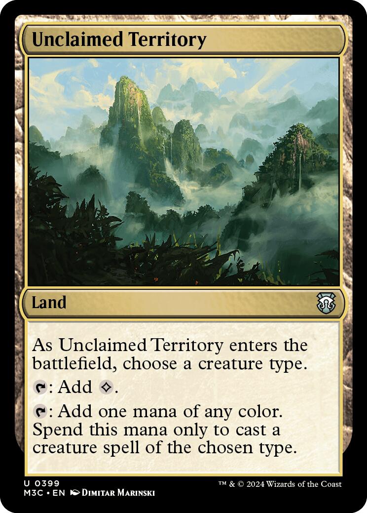 Unclaimed Territory [Modern Horizons 3 Commander] | Clutch Gaming