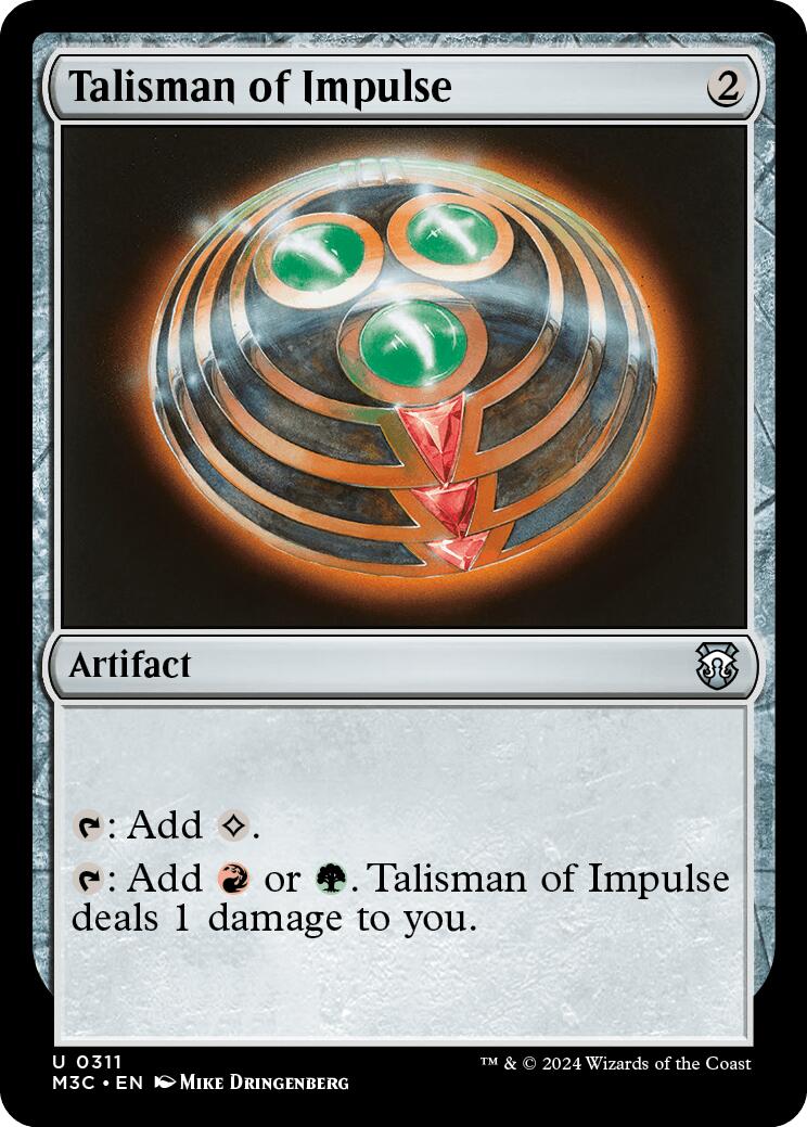 Talisman of Impulse [Modern Horizons 3 Commander] | Clutch Gaming