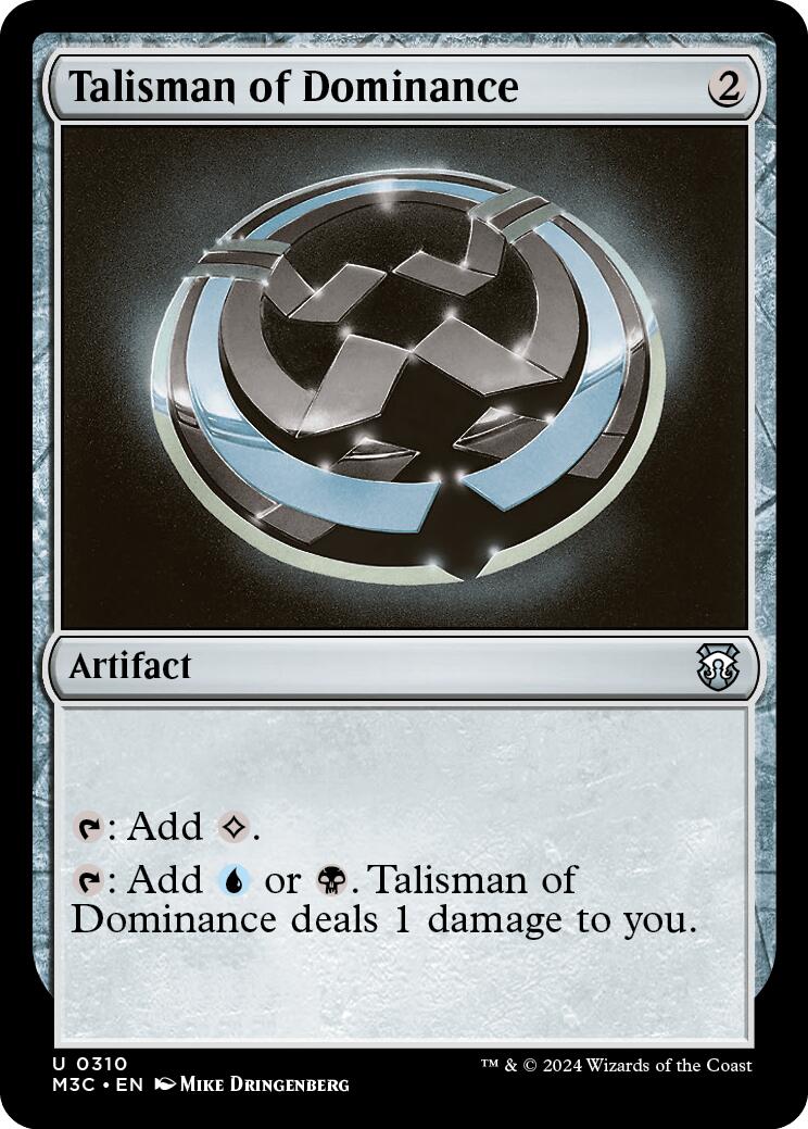 Talisman of Dominance [Modern Horizons 3 Commander] | Clutch Gaming