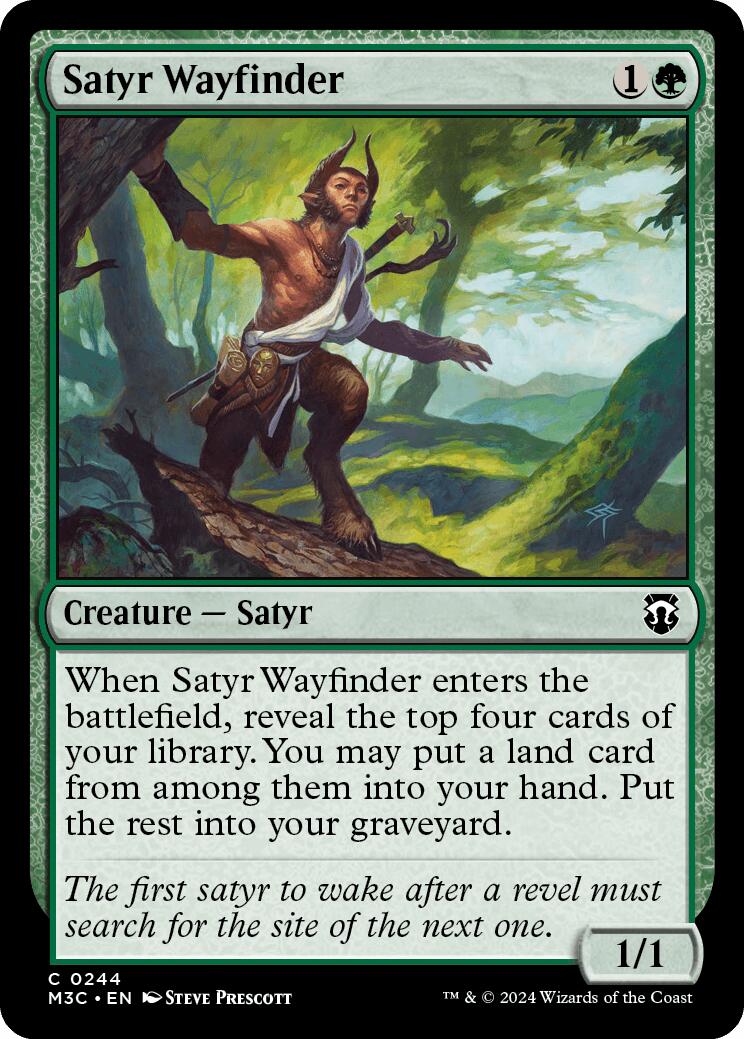 Satyr Wayfinder [Modern Horizons 3 Commander] | Clutch Gaming