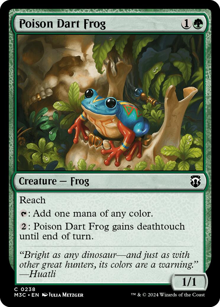 Poison Dart Frog [Modern Horizons 3 Commander] | Clutch Gaming