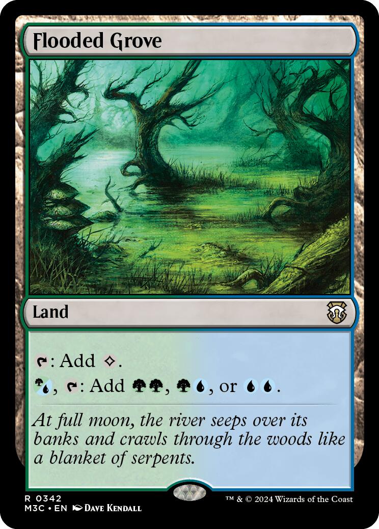 Flooded Grove [Modern Horizons 3 Commander] | Clutch Gaming