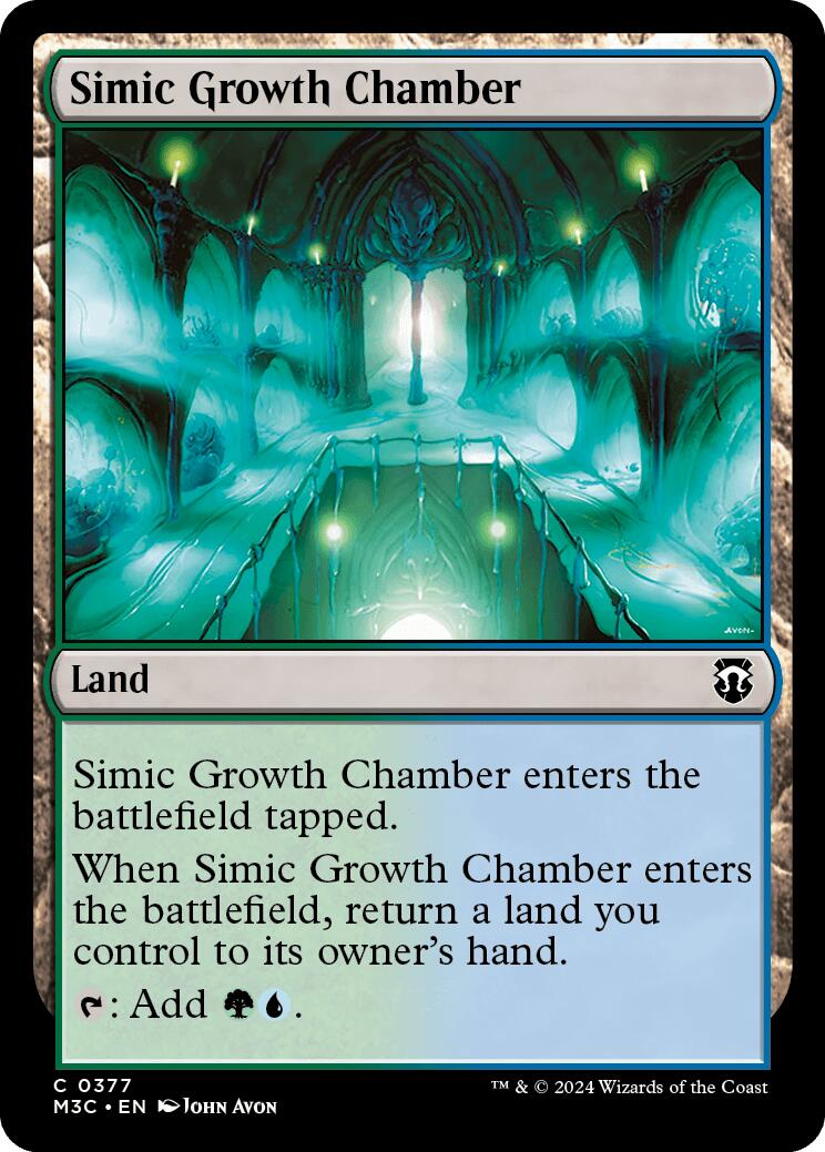 Simic Growth Chamber [Modern Horizons 3 Commander] | Clutch Gaming