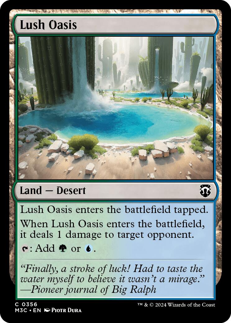 Lush Oasis [Modern Horizons 3 Commander] | Clutch Gaming