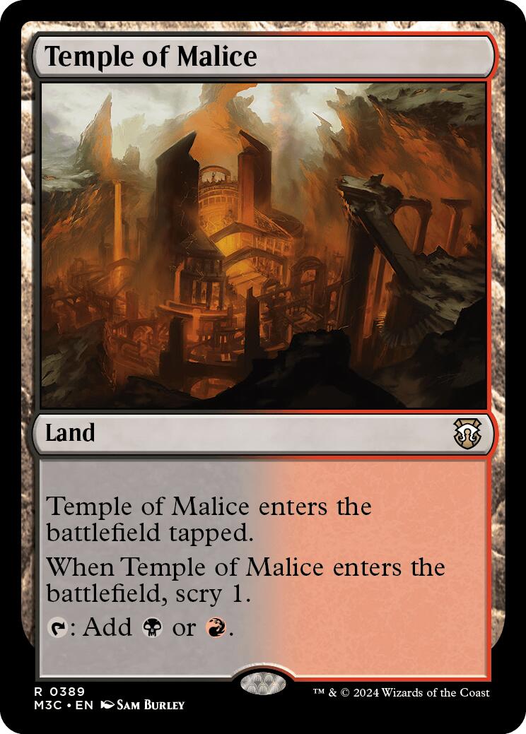 Temple of Malice [Modern Horizons 3 Commander] | Clutch Gaming