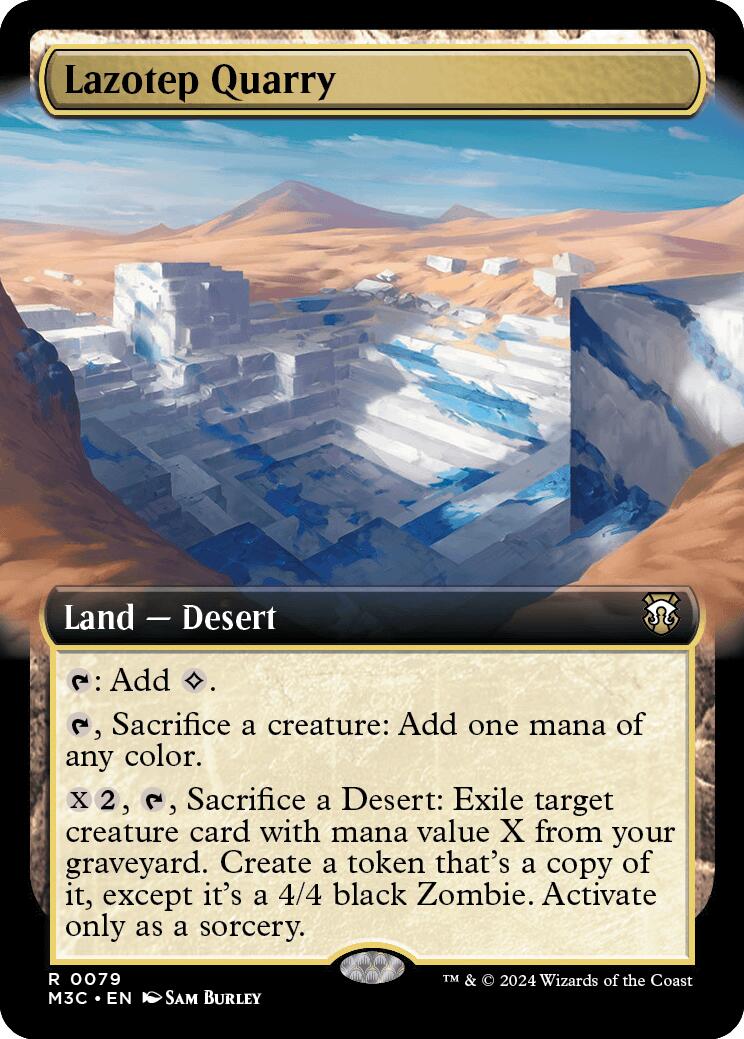 Lazotep Quarry (Extended Art) (Ripple Foil) [Modern Horizons 3 Commander] | Clutch Gaming