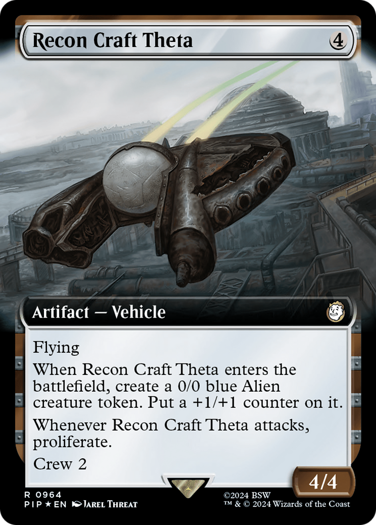 Recon Craft Theta (Extended Art) (Surge Foil) [Fallout] | Clutch Gaming