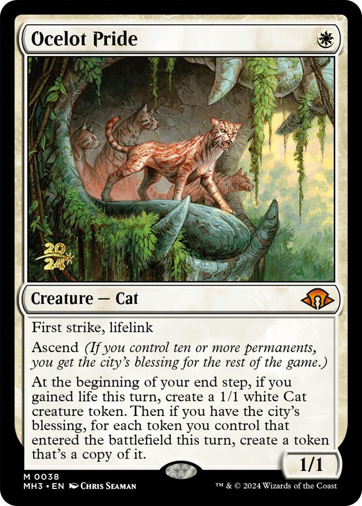 Ocelot Pride [Modern Horizons 3 Prerelease Promos] | Clutch Gaming