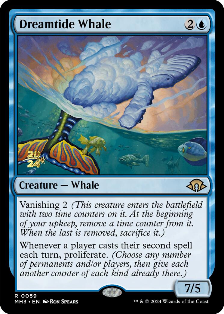 Dreamtide Whale [Modern Horizons 3 Prerelease Promos] | Clutch Gaming