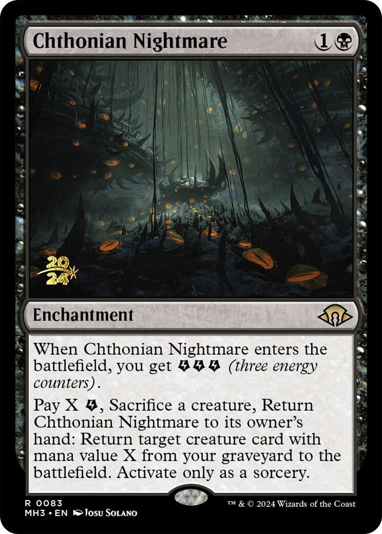 Chthonian Nightmare [Modern Horizons 3 Prerelease Promos] | Clutch Gaming